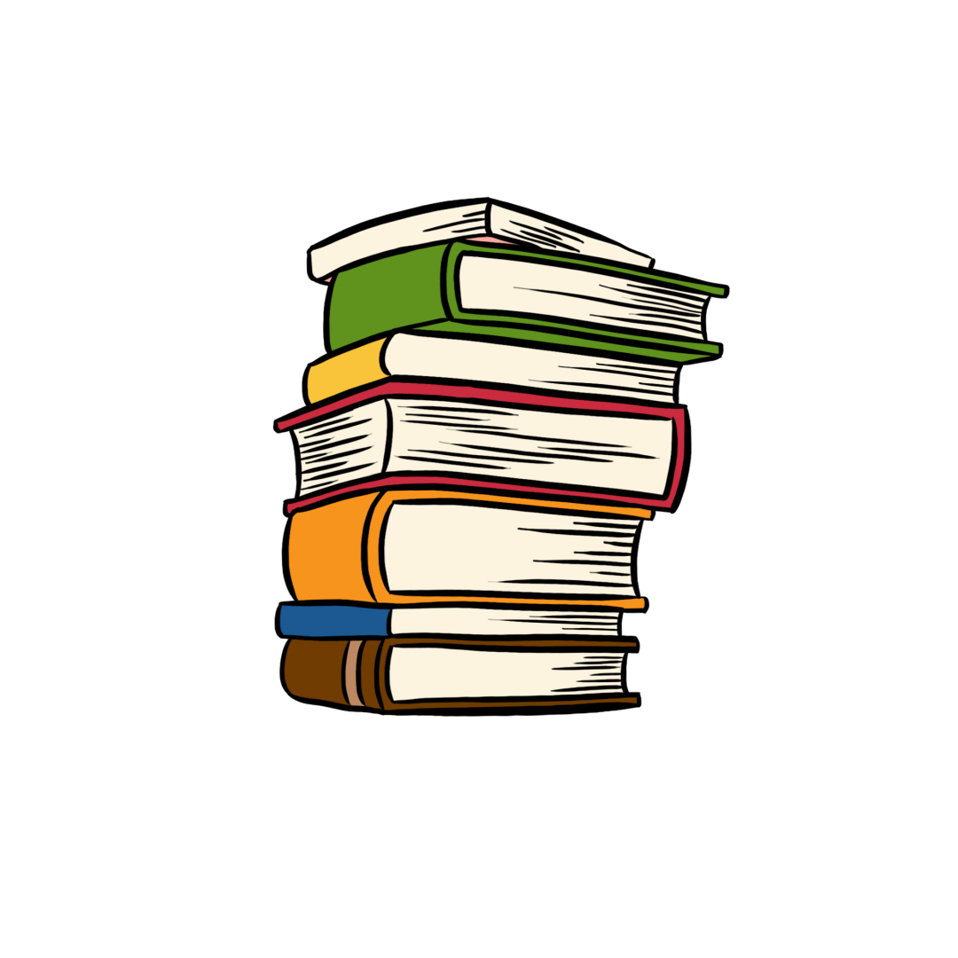 千库网_手绘卡通一摞书免抠图_元素编号11882033.png 图片